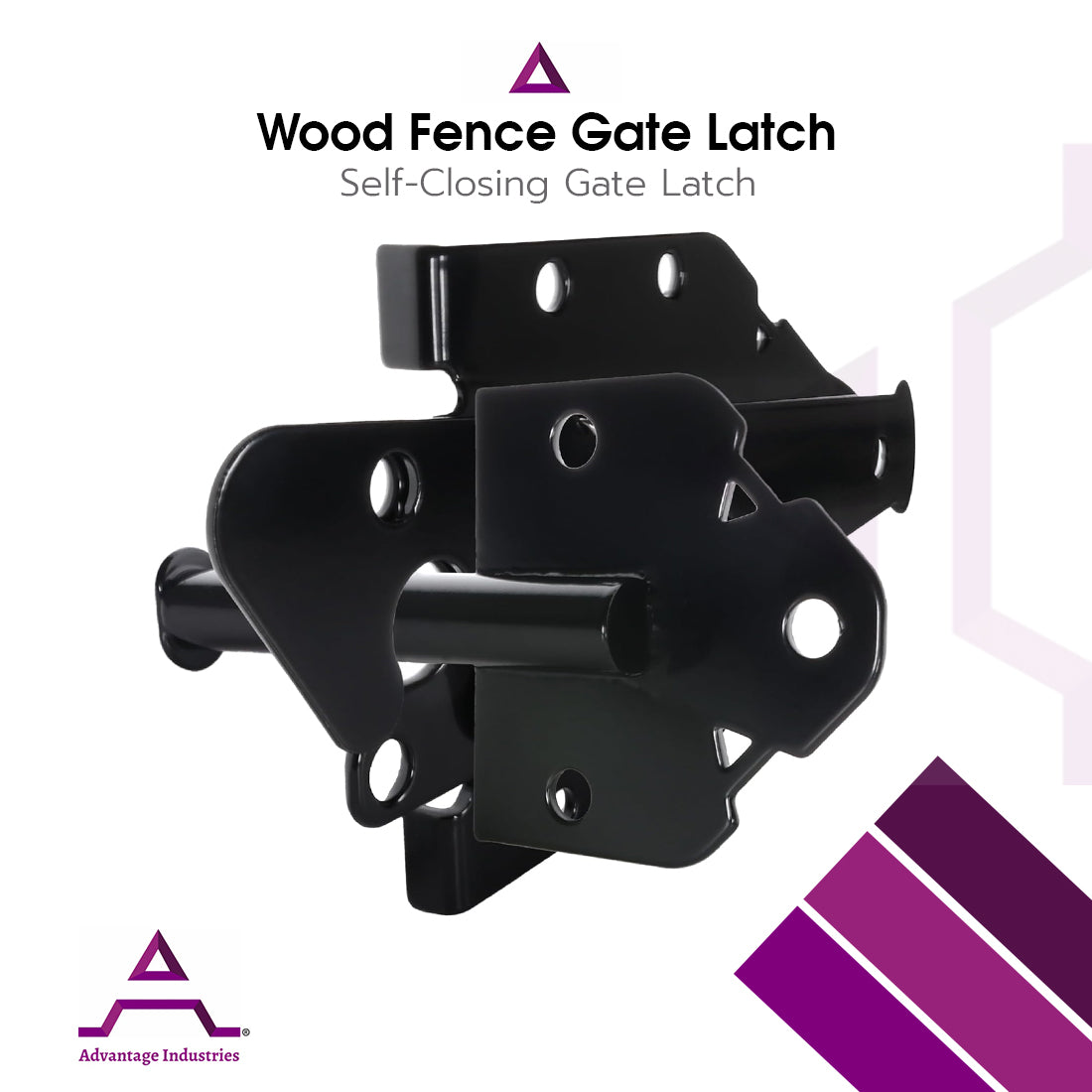 Advantage Industries Decorative Self-Closing Wood Latch (AD2010)