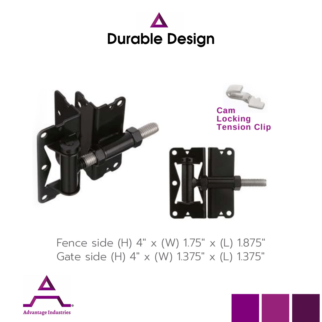 Advantage Industries Self-Closing Gate Hinge (AD1006)