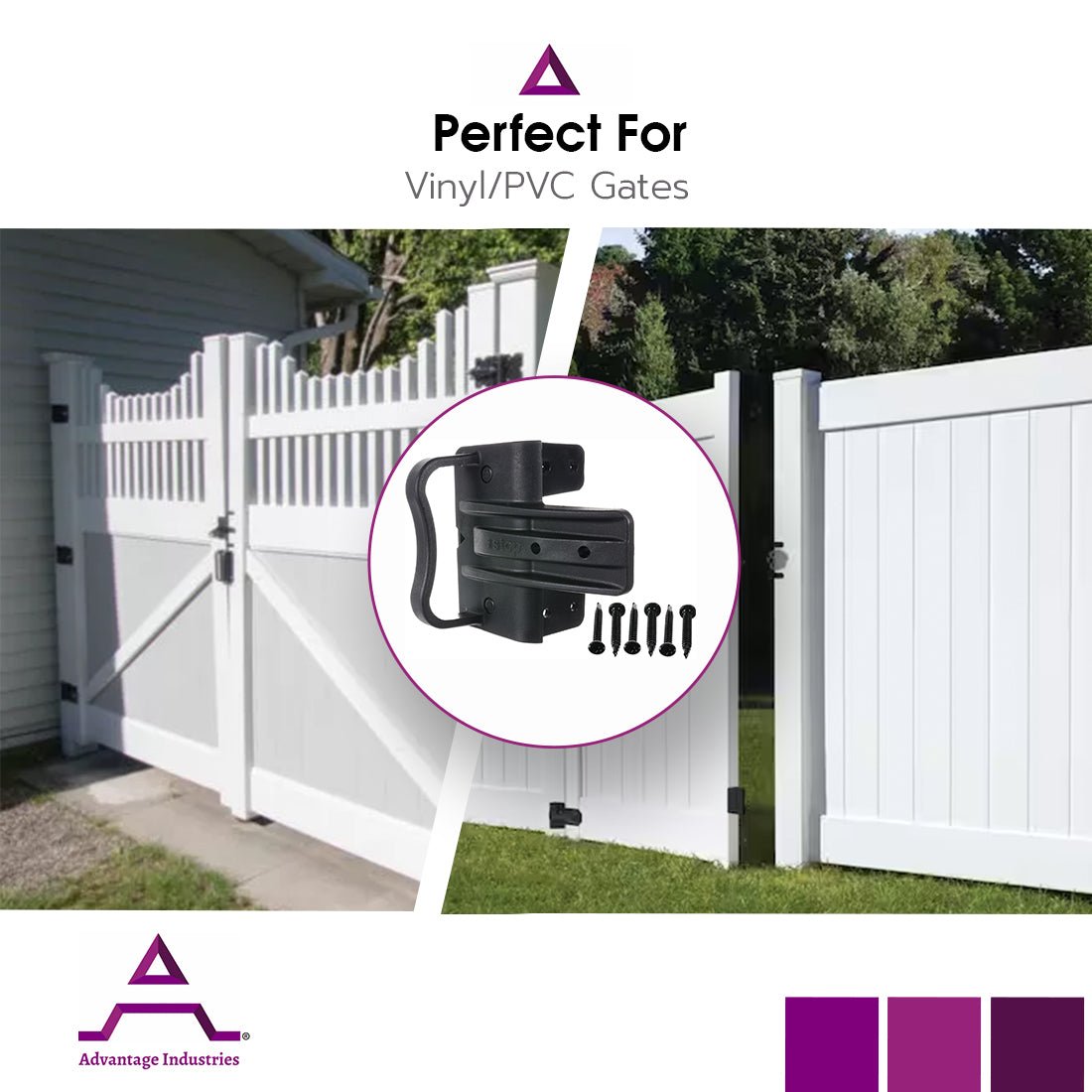 Advantage Industries The Stop Gate Stop With "Best Grip" Handle (AD3010)