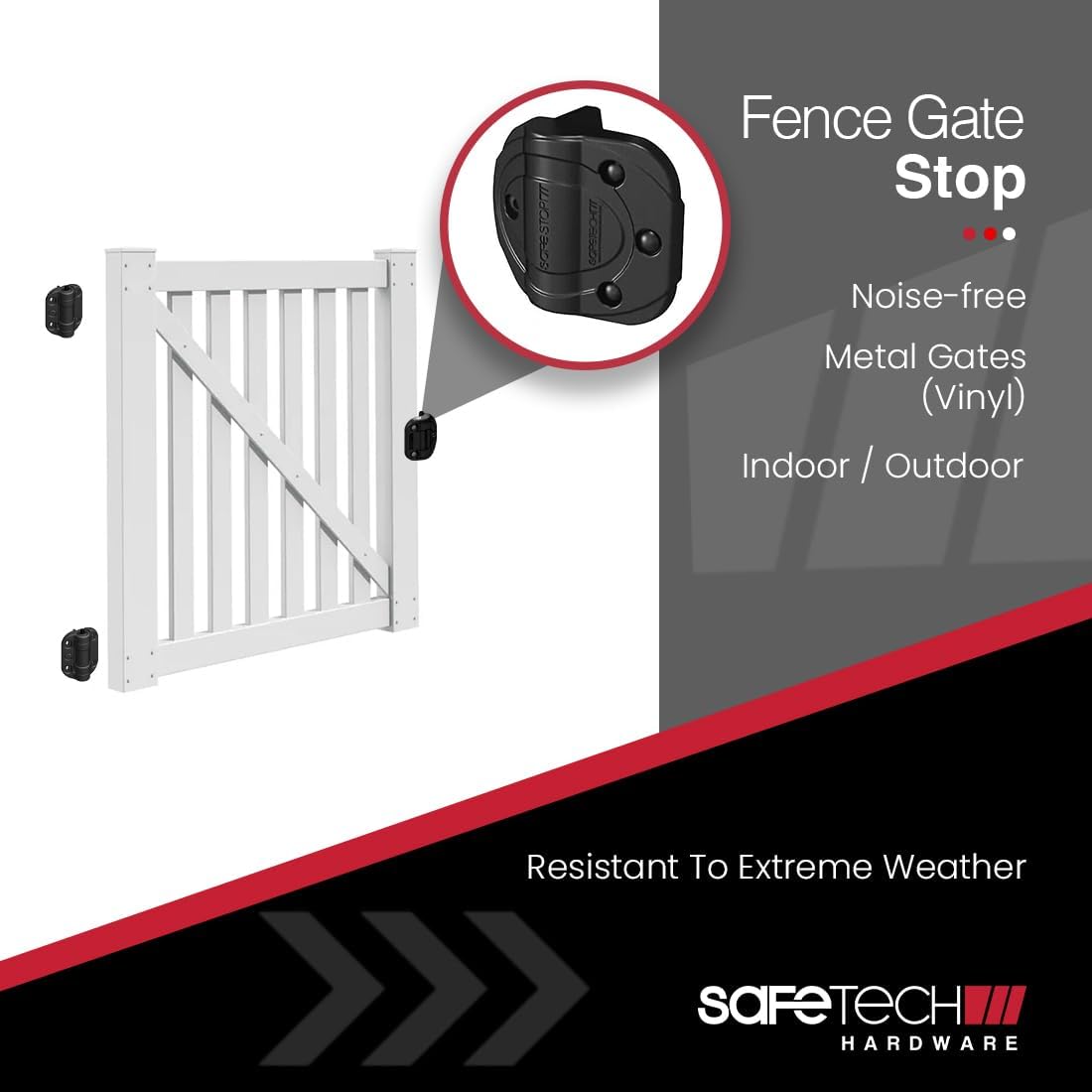 Safetech Hardware Polymer Gate Stop (SGSL)