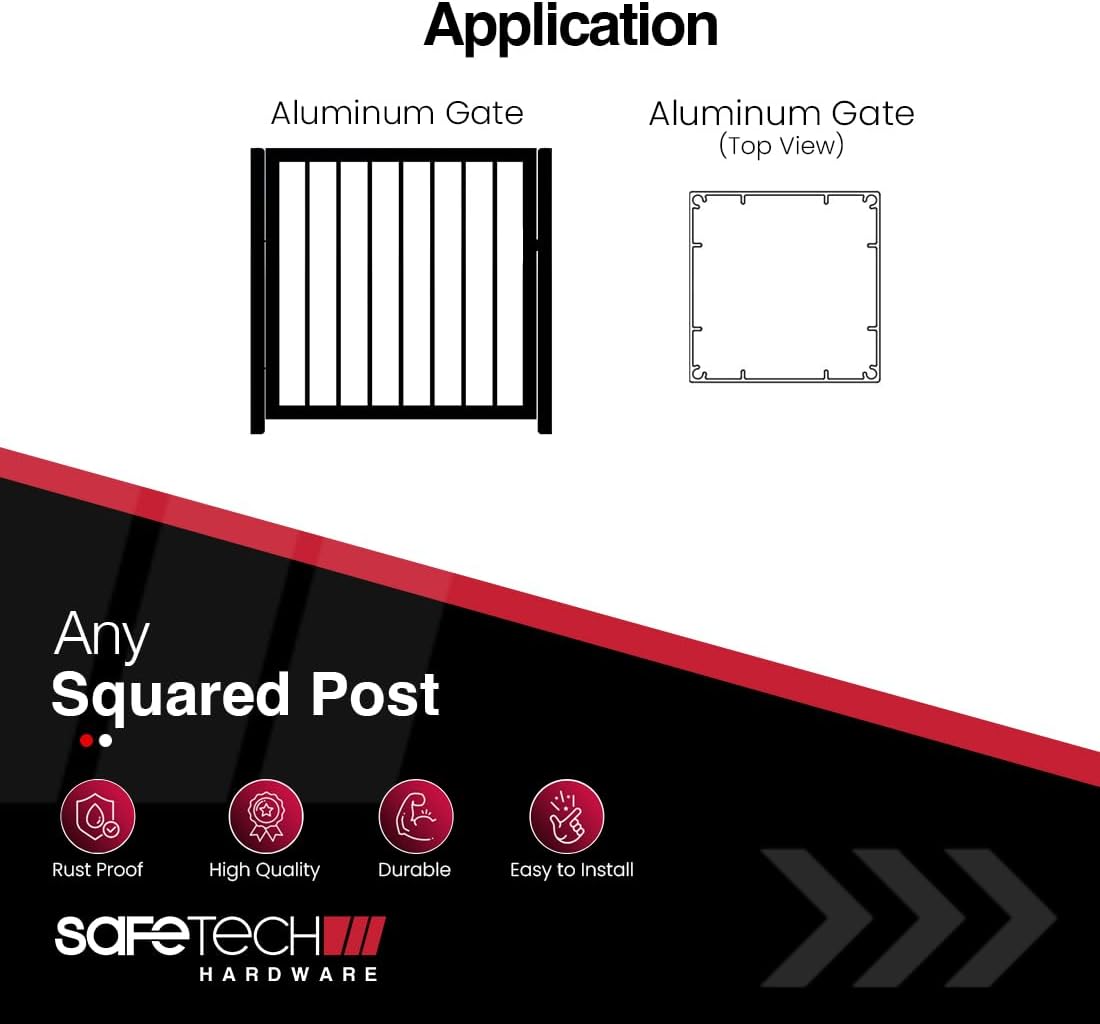 Safetech Hardware MegaKlik Self Closing Gate Hinge (SHH-135)