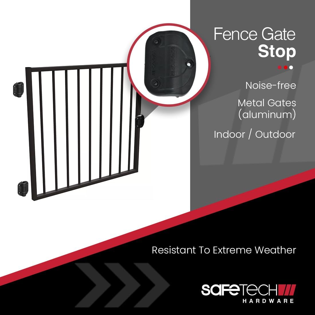 Safetech Hardware Polymer Small Gate Stop (SGSS)